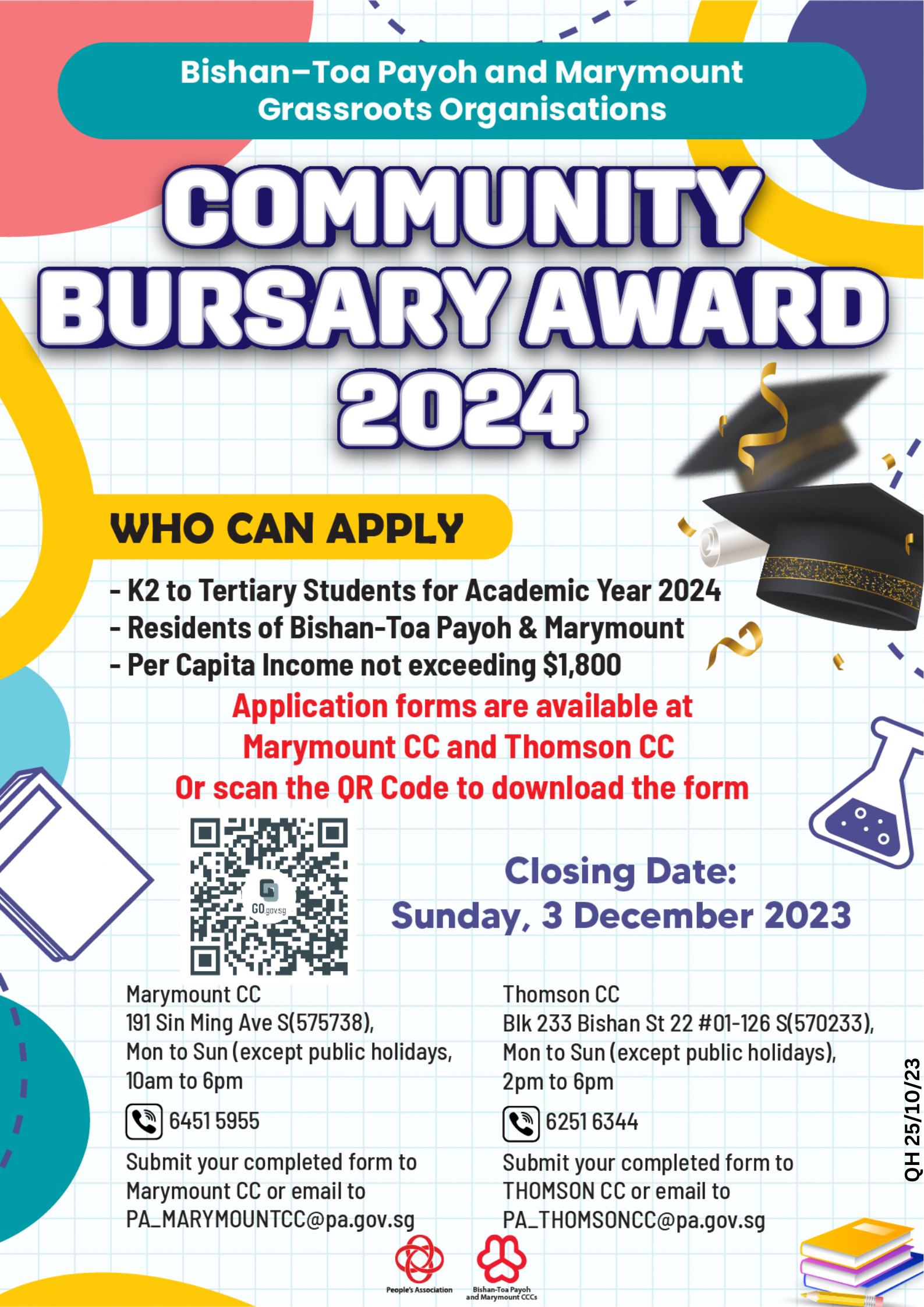 Community Bursary Award 2024